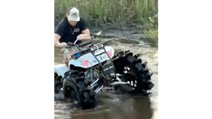 Youtube video of off-brand 125cc ATV buult for mudding